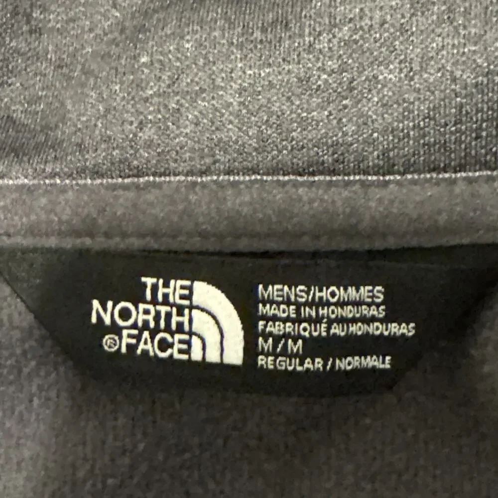 The North Face Soft Shell Full Zip Jacket Charcoal Gray Mens Medium M
